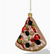 The Canton Christmas Shop Slice of Pizza Ornament on a white background