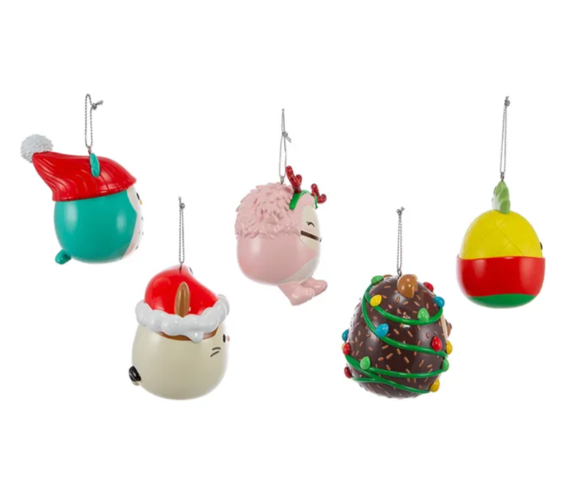 The Canton Christmas Shop Squishmallows ornament collection officially licensed side view