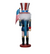 Hollywood Nutcrackers Uncle Sam by Kurt Adler on white background back view